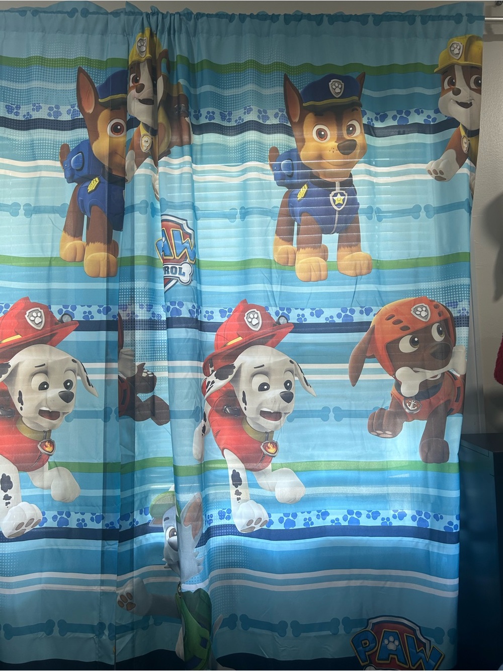 Curtain with Paw Patrol print set of 2 - Picture 3 of 5
